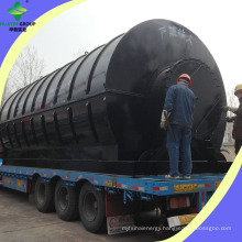 Environmental protection scrap used tyre to oil pyrolysis machine